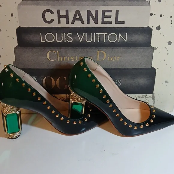 Emerald Gem Heels - Picture 8 of 8